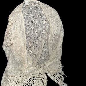 L*Space White Crochet Lace Cardigan